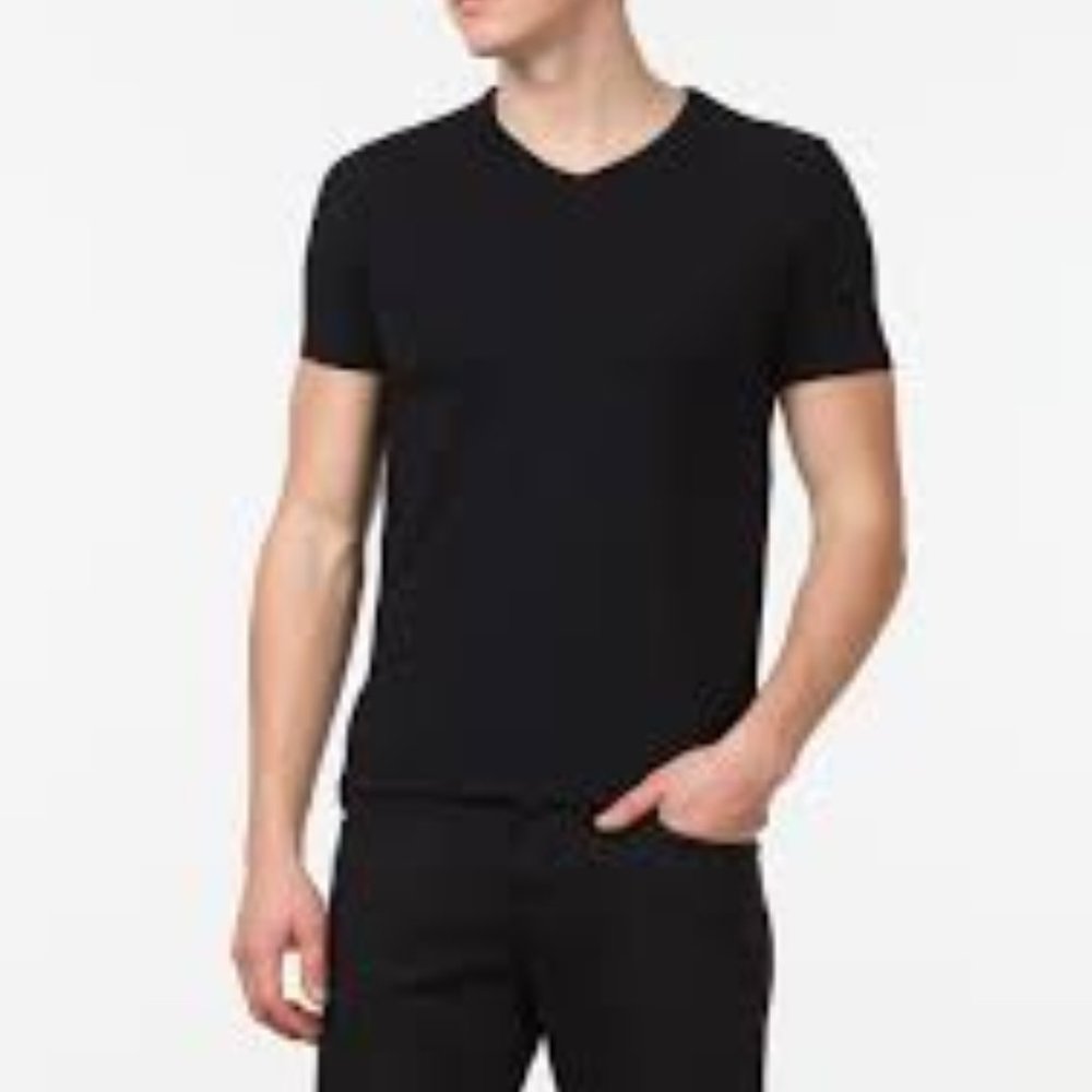 koton men black tshirt standart